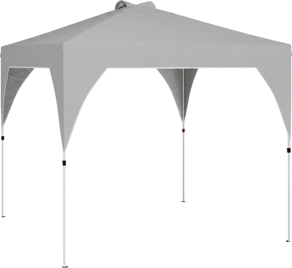 Outsunny Pavilion 3x3m Pliabil, Montaj Ușor cu Buton, UPF 50+ Protecție | Aosom Romania