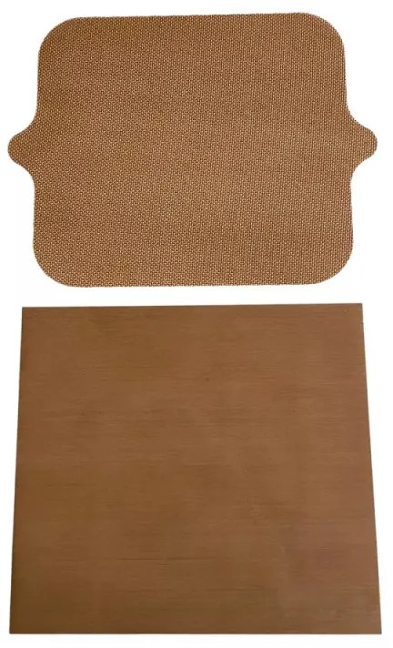 Set 2 paduri prajire cu aer cald NoStik 1EEE531, Dreptunghiular 31х40/33х40 cm, Reutilizabil, Acoperire antiaderenta, Bej