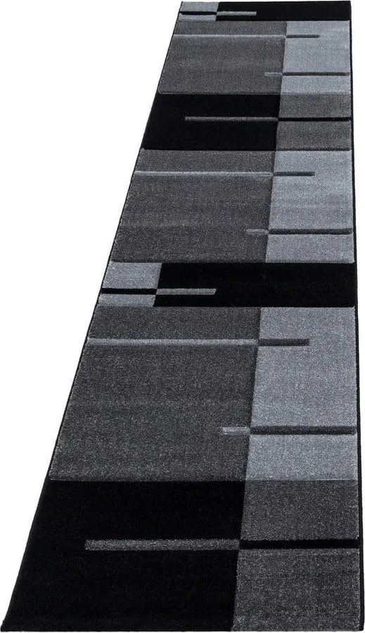 Covor tip traversă gri închis 80x300 cm Hawaii – Ayyildiz Carpets