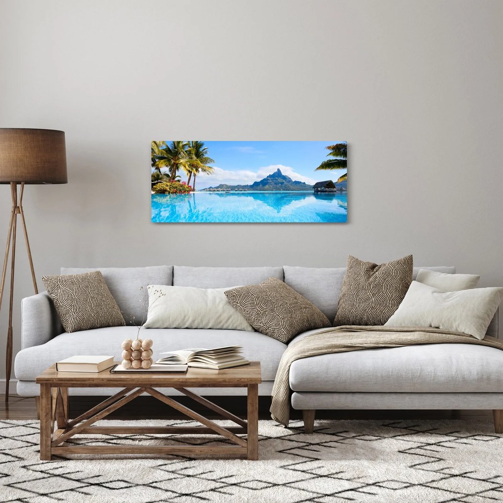 Tablou - Bora-Bora, Polinezia Franceză (120x50 cm)