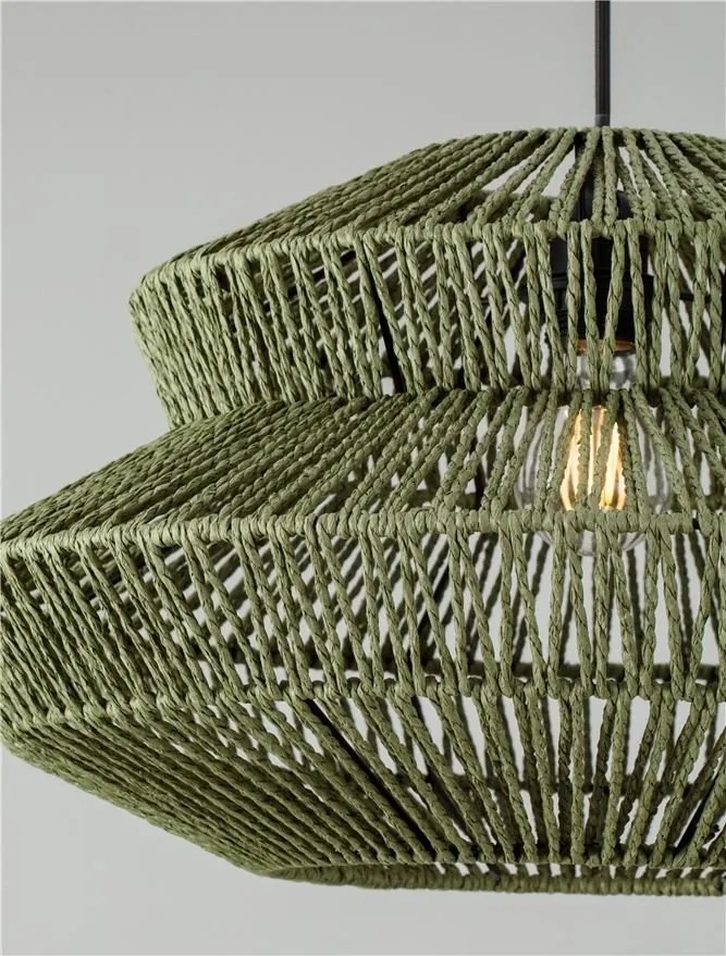 Lustra/Pendul design natural NUA verde