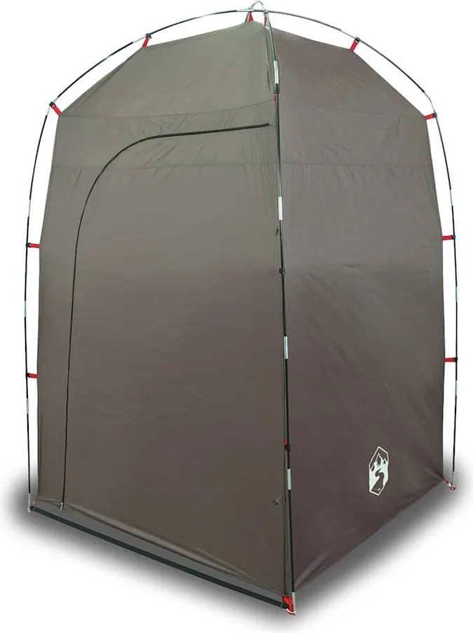 vidaXL Cort de duș, maro, impermeabil