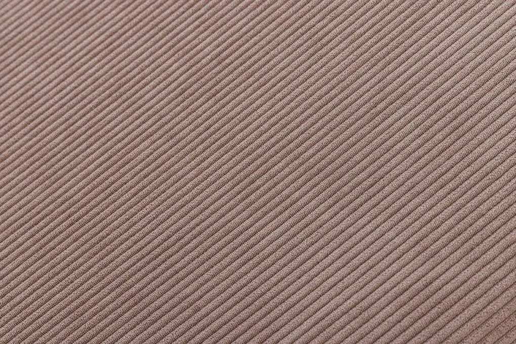 Canapea extensibila, Catifea Raiata, Taupe, APARTMENT 215cm A-44502 VC