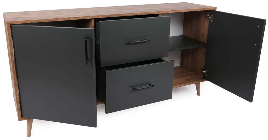 Dulap Cornell (Nuc + antracit). 1089103