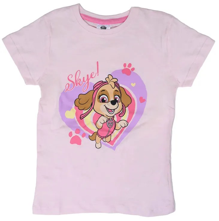 Tricou copii 2 buc PAW PATROL roz/roz deschis - diferite marimi Marime: 110 - 116