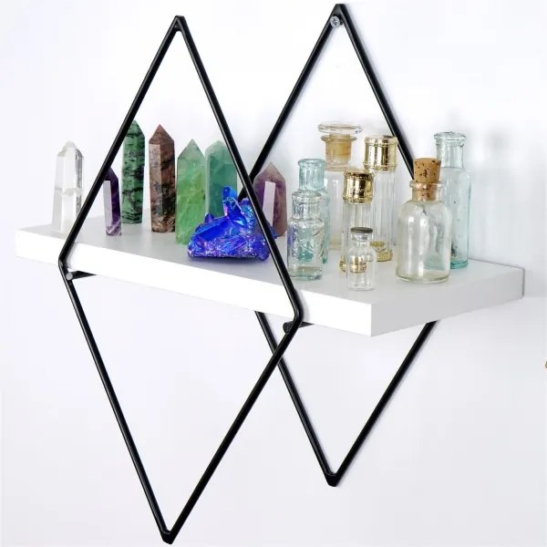 SET 2x raft de perete alb