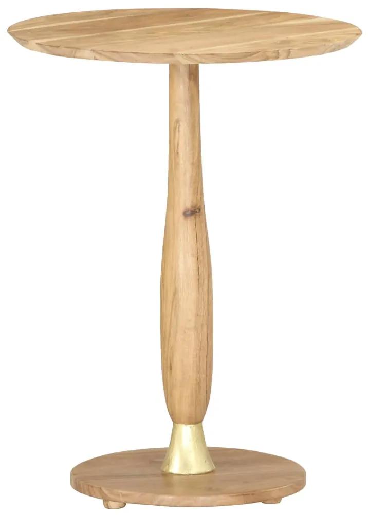 287444 vidaXL Masă laterală, 45 cm, lemn masiv de acacia