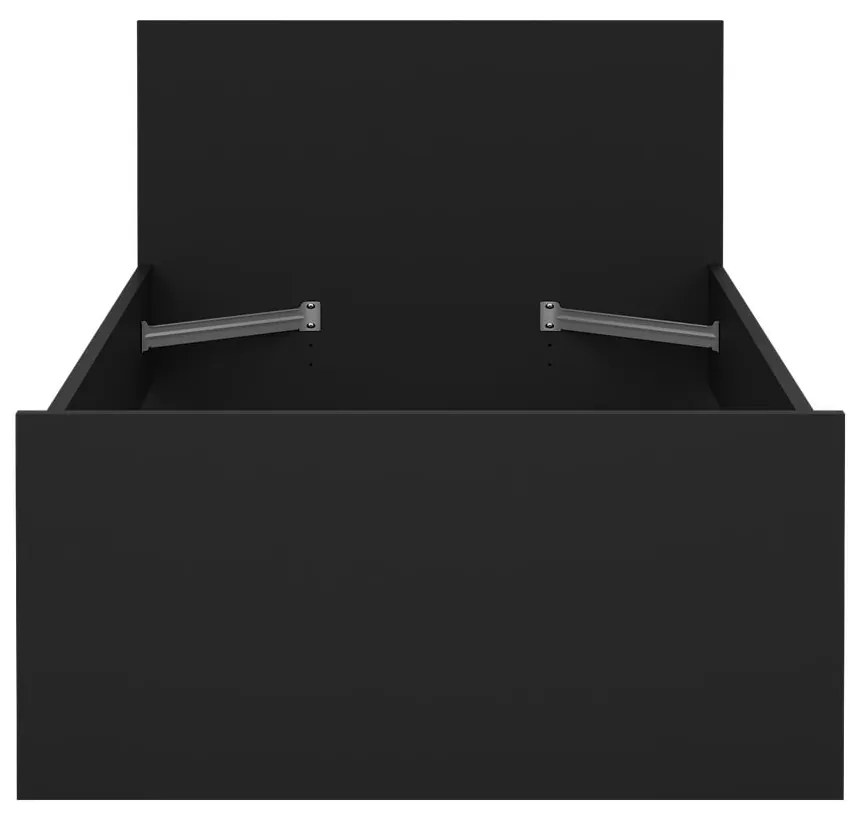 Pat negru 90x190 cm Naia – Tvilum