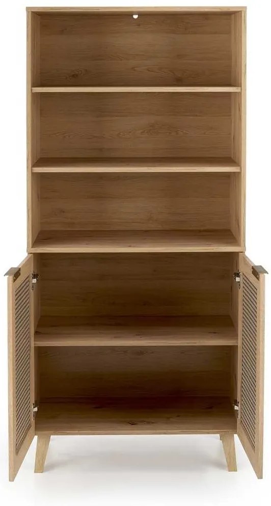 Dulap cu rafturi Rustico, stejar artisan