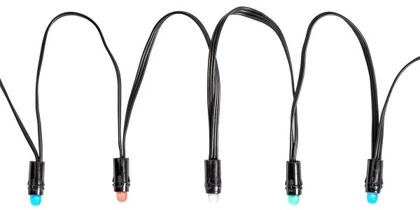 Nedis WIFILP01C48 - LED RGB șir exterior Crăciun 48xLED 13,8m IP65 Wi-Fi Tuya