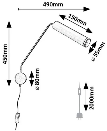 Aplica, Lampa de perete moderna Senobia