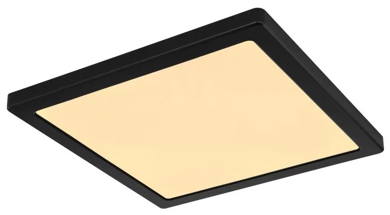 Plafoniera LED design modern LASSE negru 29,1x29,1cm
