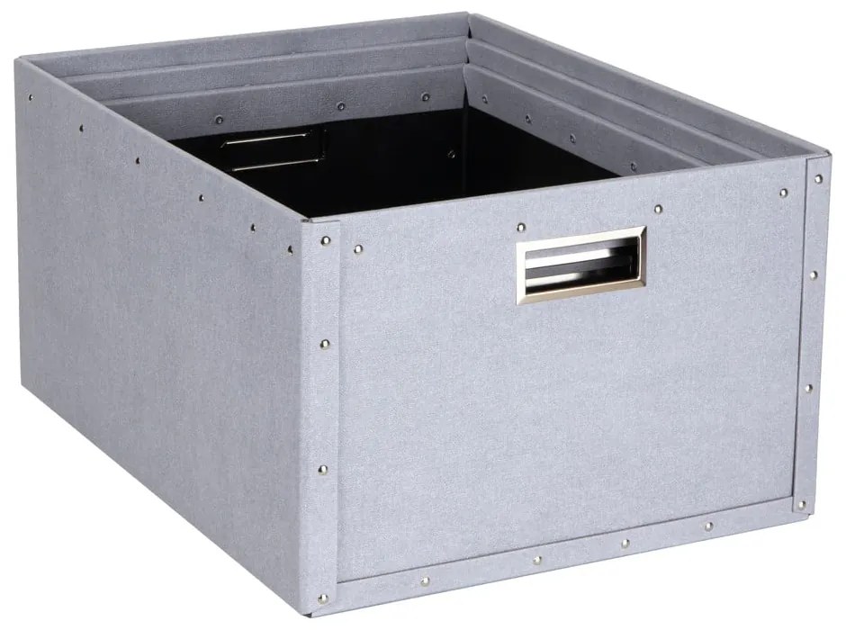 Cutii de depozitare gri-deschis 3 buc. din carton Ture – Bigso Box of Sweden