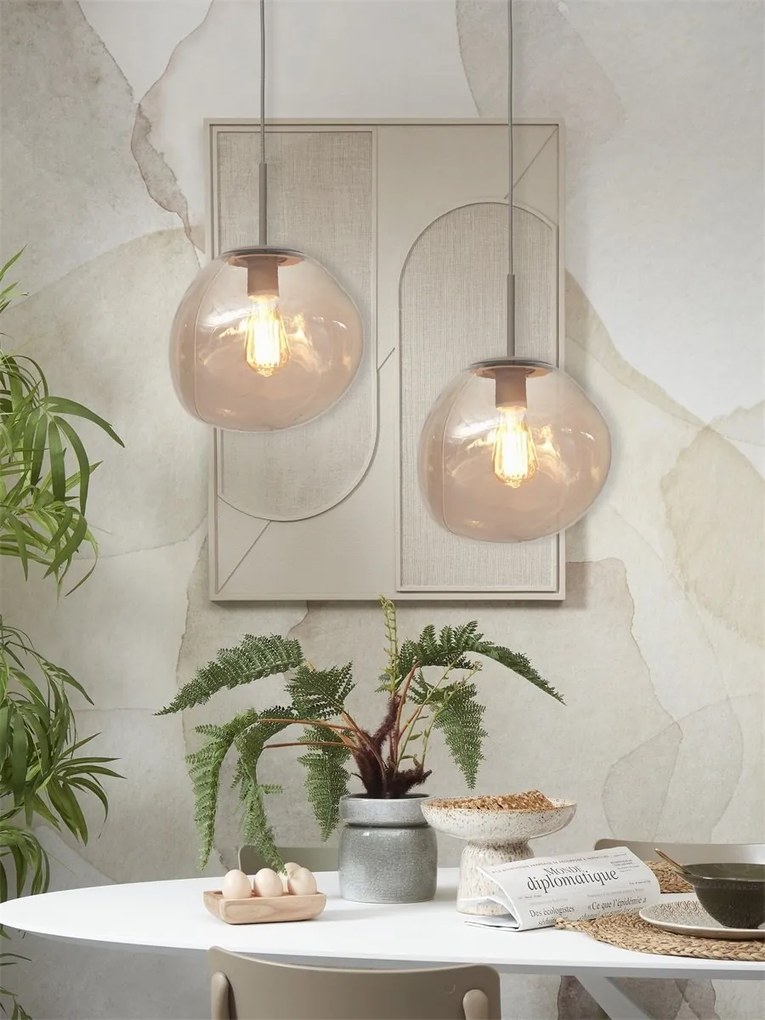Lustra/Pendul modern design decorativ Helsinki boulder amber
