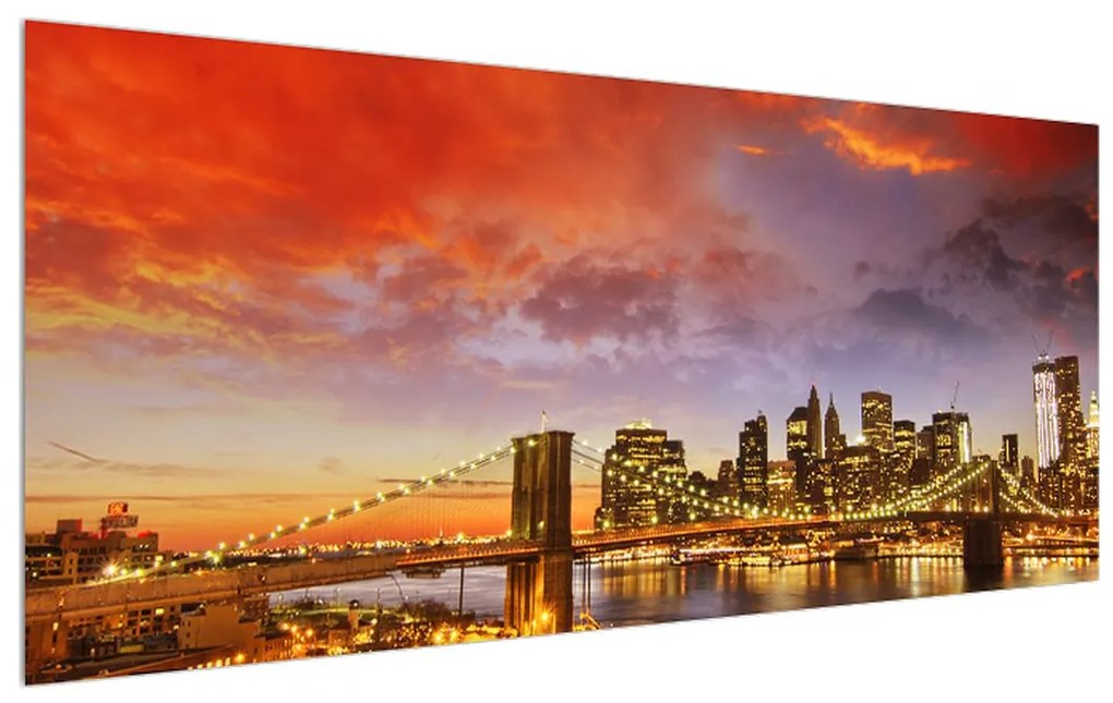 Tablou cu podul Brooklyn (120x50 cm), în 40 de alte dimensiuni noi