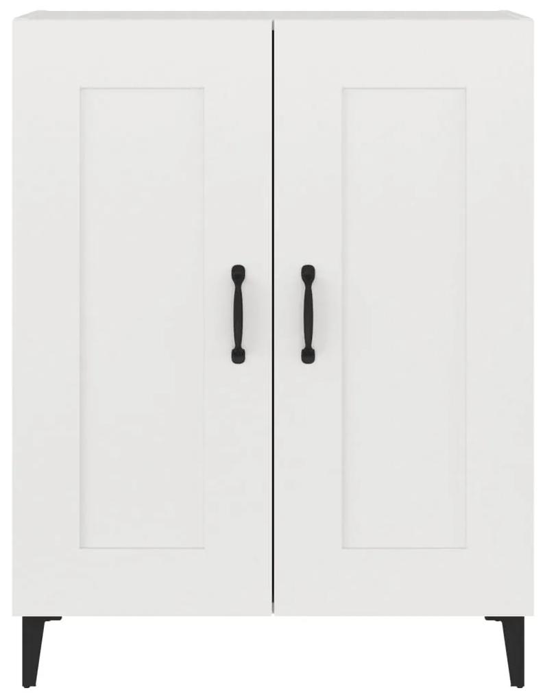 Servanta, alb, 69,5x34x90 cm, lemn compozit Alb, 1