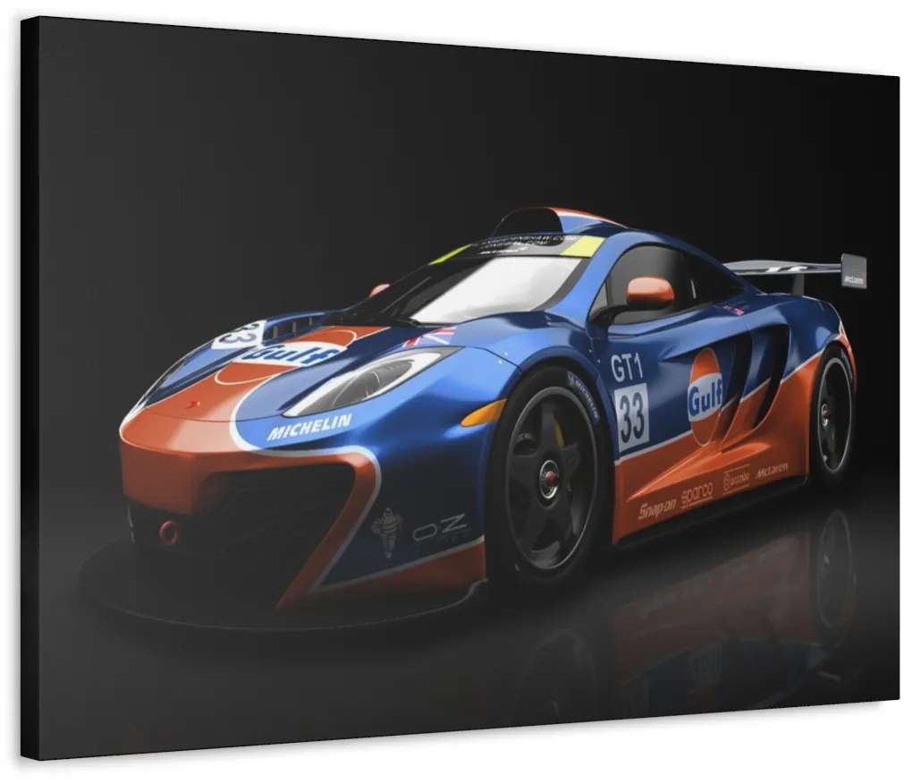 Tablou Canvas Mclaren GTR 120x80 cm