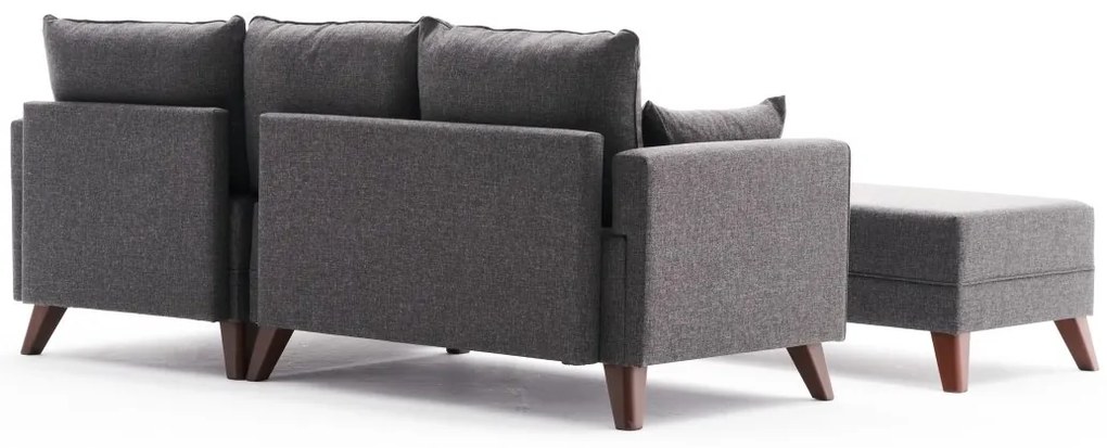 Canapea extensibilă Bellina Mini (antracit) (D). 1063017