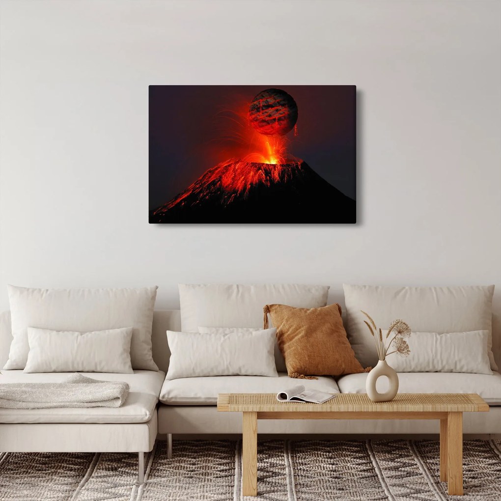 Tablou cu vulcan (90x60 cm)