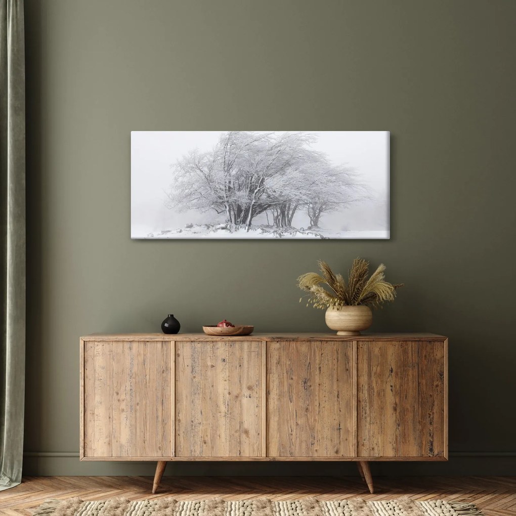 Tablou - Iarnă albă (120x50 cm)