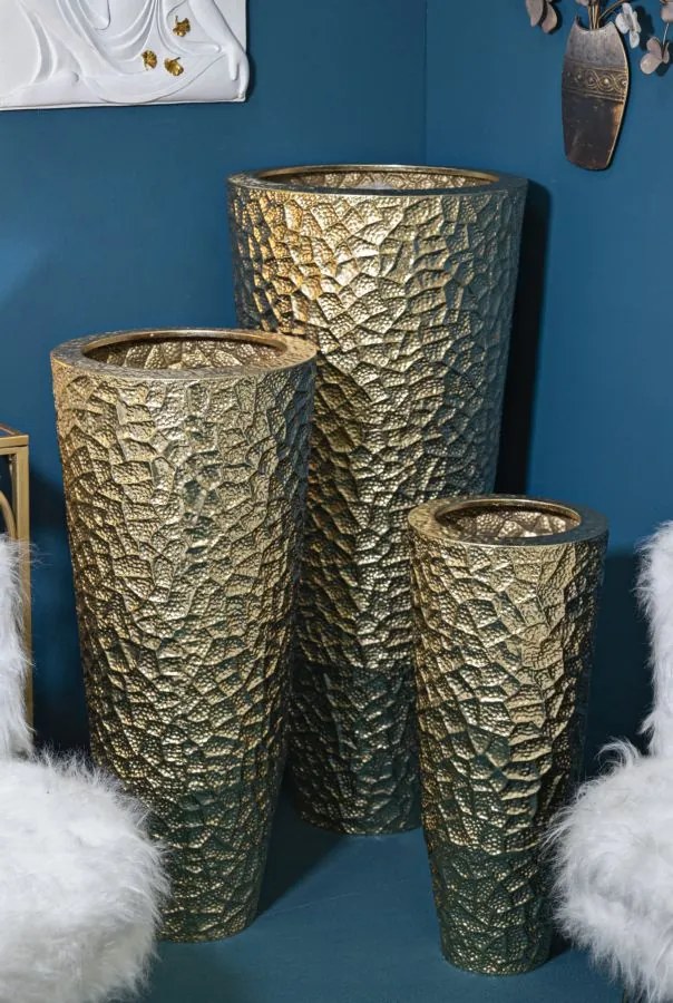Mauro Ferretti Suport Vaze Glasy, Set 3 Bucăți, Dimensiuni: Ø 50,8X114,9 cm, 40X92,7 cm, 29,8X70,5 cm. | Aosom Romania
