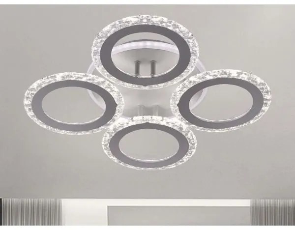 Lustră LED aplicată dimabilă LED/55W/230V 3000-6500K + telecomandă