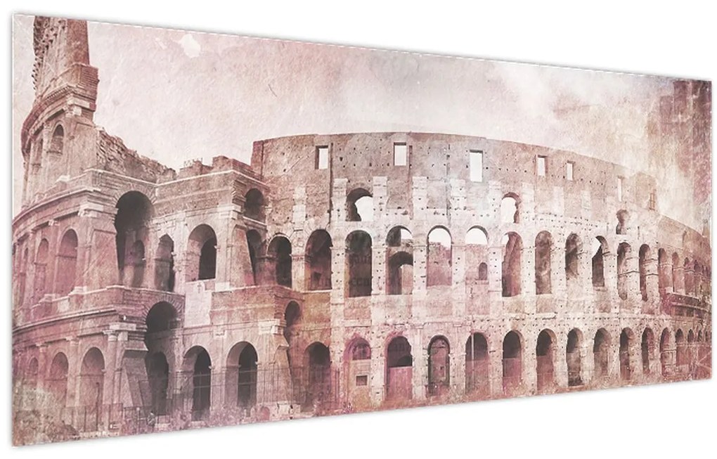 Tablou - Carte poștală de epocă a orașului N⁰2 (120x50 cm)