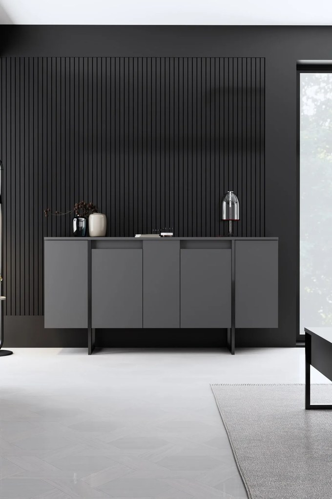 Dulap Luna (antracit + Negru). 1073567