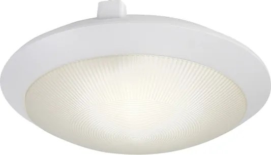 Rabalux 77237 - Plafonieră de exterior cu senzor WELRO 1xE27/9W/230V IP65 Ø30 cm albă