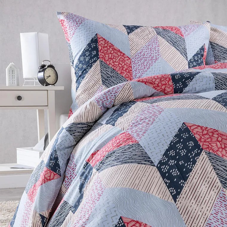 Lenjerie din bumbac Renforce NICE colorata Dimensiune lenjerie de pat: 70 x 90 cm | 140 x 200 cm