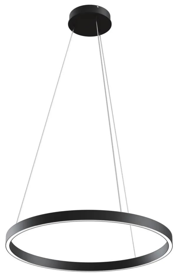 Lustră LED pe cablu Maytoni MOD058PL-L32B3K RIM LED/37W/230V d. 60 cm negru