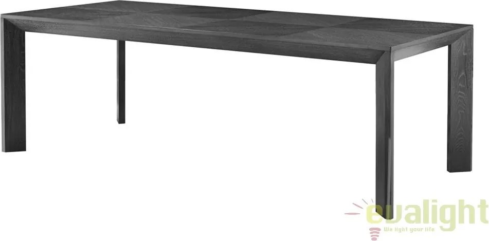 Masa dining din lemn, design LUX Tremont, 225x100cm 111633 HZ