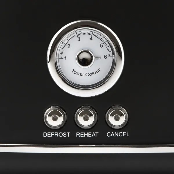 G3Ferrari G1013400 - Prăjitor de pâine ARTISTA 750W/230V, negru, 2 felii