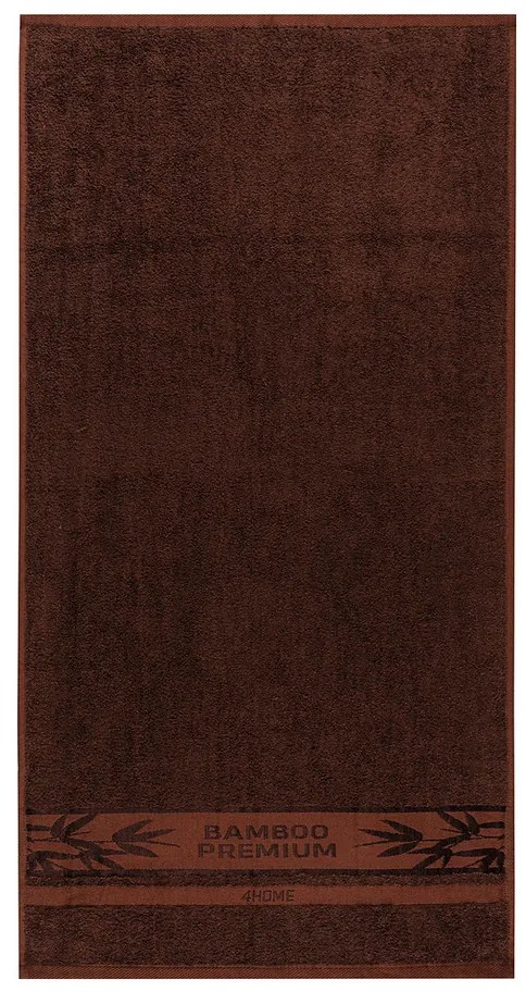 Prosop 4Home Bamboo Premium, maro închis, 30 x 50 cm, maro