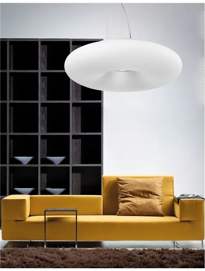 Lustra moderna design circular 53cm Bianco NVL-51011401