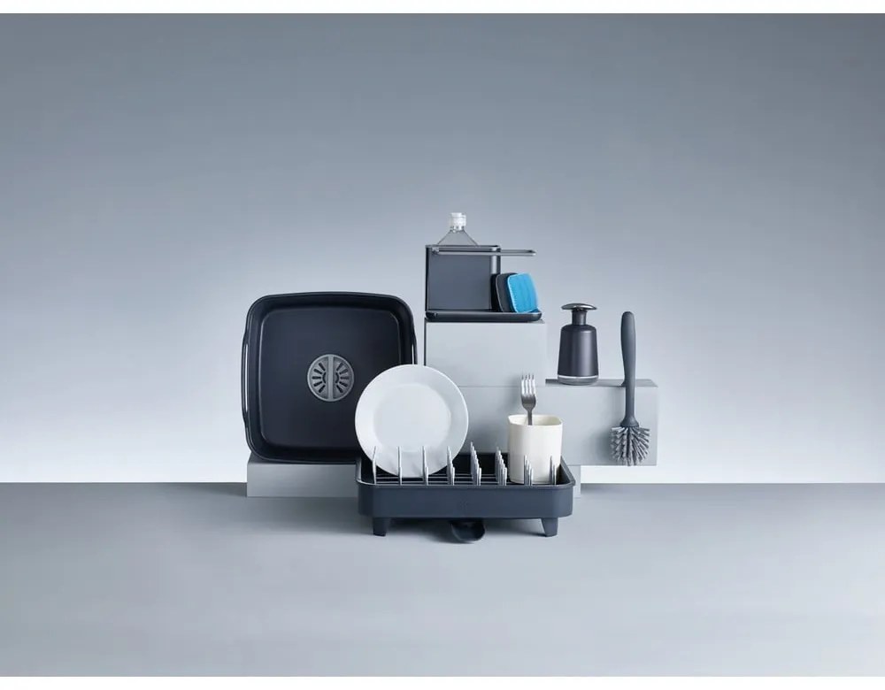 Suport ajustabil pentru scurs vase Joseph Joseph Extend, gri