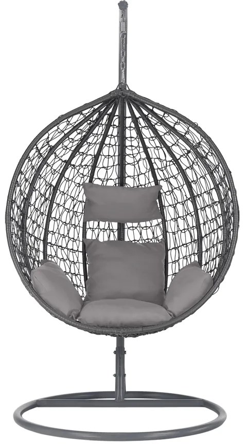 Scaun agăţat, gri, NOLAN NEW