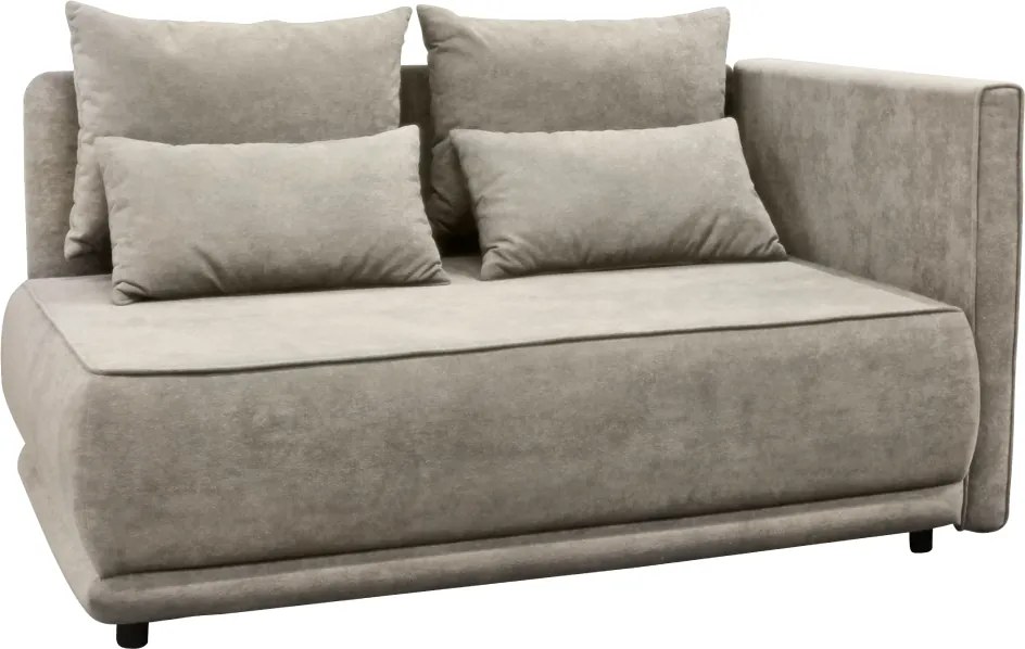 Canapea extensibilă, bej gri Taupe, pe dreapta, LIAMI