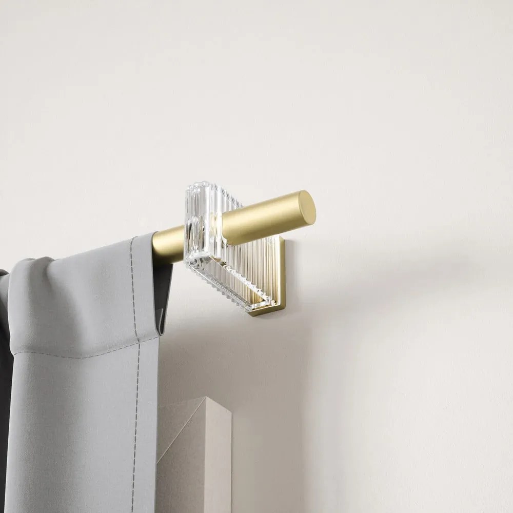 Galerie de perdea auriu mat extensibilă din oțel 107 - 305 cm Flute – Umbra