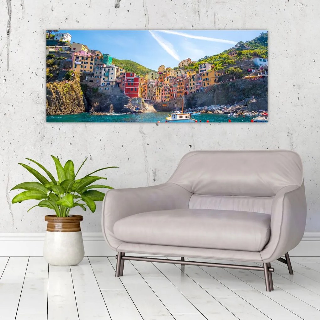 Tablou - Pe Marea mediterană (120x50 cm)