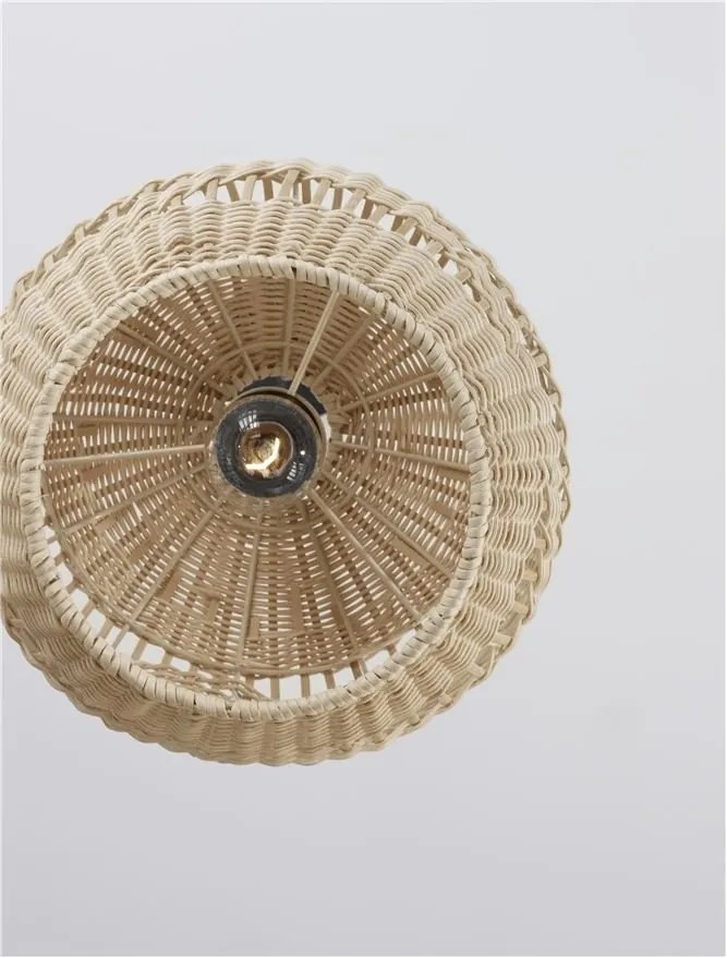 Lustra / Pendul modern design natural ratan MARLO D-30cm
