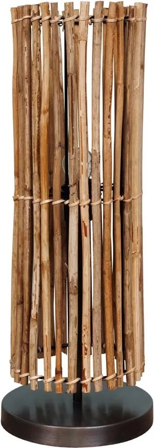 Lampa de masa, din rattan, Savana