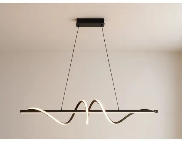 Lustră LED reglabilă pe cablu LED/50W/230V 3000-6500K 100 cm + telecomandă