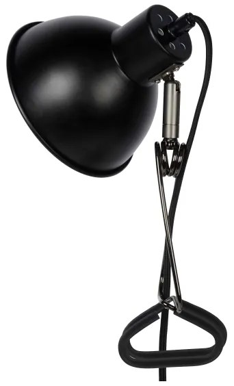 Lampă cu clemă Lucide 45987/01/30 MOYS 1xE27/40W/230V negru