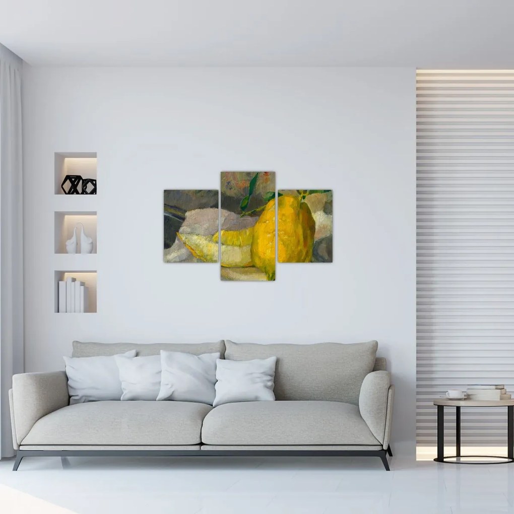 Tablou - French 19th Century, Melon and Lemon, reproducere (90x60 cm)