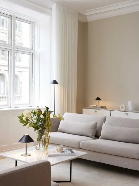 Halo Design 800803 - Lampă de birou reîncărcabilă HYGGE cu intensitate reglabilă, LED 3W/4000 mAh, IP54, negru