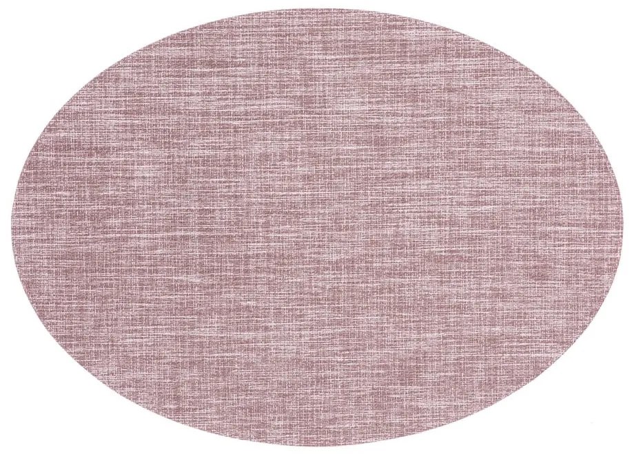 Suport pentru farfurie Tiseco Home Studio Oval, 46 x 33 cm, roz mov