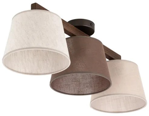 Brilagi - Lustră de tavan aplicată LATTE SABIA 3xE27/15W/230V pin/mix