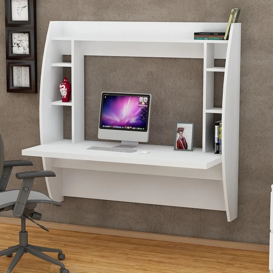 Birou Buglem Alb 123.6x120x55 cm