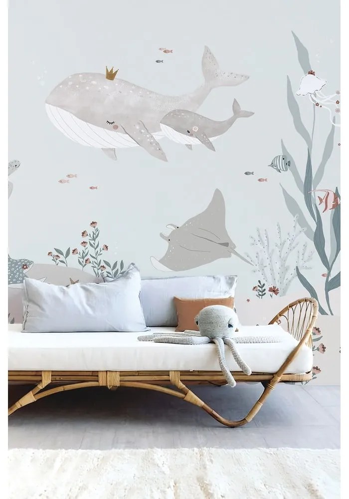 Tapet pentru copii 400 cm x 248 cm Dreamy Seabed – Lilipinso